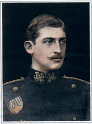 Portret Ferdynanda Rumuńskiego (1865-1927), króla Rumunii.