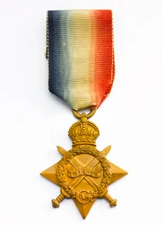 1914-15 Gwiazda, ok. 1918 (brąz z jedwabną wstążką)