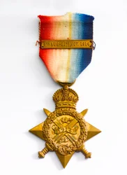 1914 Gwiazda, ok. 1917 (brąz z jedwabną wstążką)