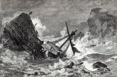 Burza wrześniowa, 1588, z „Godziny wypoczynku”, 1888