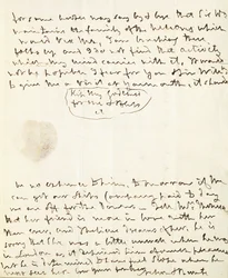 Podpisany list z autografem do Lady Hamilton, 1801 r