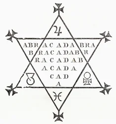 Abrakadabra, z „The Ingoldsby Legends or Mirth and Marvels” Thomasa Ingoldsby’ego, opublikowane w 1865 roku