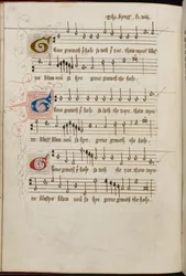 Dodaj MS 31922, fa. 37v, „Zielony wzrost ostrokrzewu” Henryka VIII (welin)