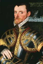 Admirał Sir Richard Hawkins (1532-1595), ok. 1590 (olej na panelu)