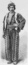 Ormianin, z „Historii ludzkości”, t. III, prof. Friedricha Ratzela, 1898