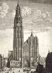 Katedra w Antwerpii (rycina)