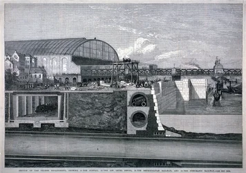 Bazalgette, Nabrzeże Tamizy, 1867