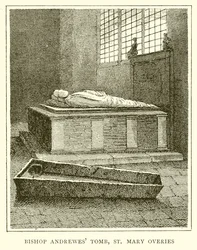 Grób biskupa Andrewesa, St. Mary Overies