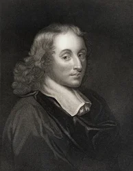 Blaise Pascal (1623-62) z Galerii Portretów, wyd. 1833