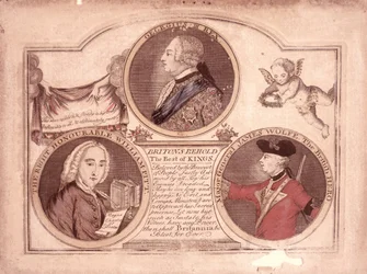 Brytyjczycy widzą najlepszego z królów..., 1762