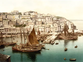 Brixham I (zdjęcie ręcznie kolorowane)