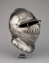Burgonet z Falling Buffe prawdopodobnie ze zbroi Williama Herberta, 1. hrabia Pembroke, c.1550