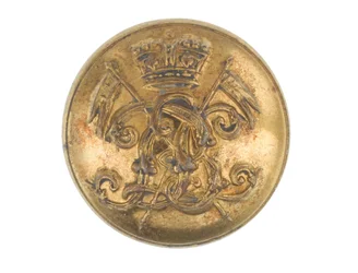 Button, 9. Pułk Ułanów Bengalskich, przed 1901 r.