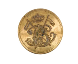 Button, 9. Pułk Ułanów Bengalskich, przed 1901 r.