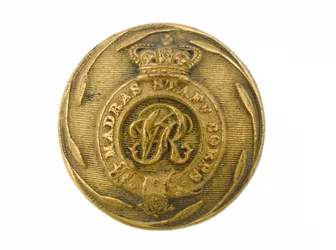 Button, Korpus Sztabowy Madrasu, 1861-1876