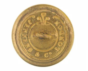 Guzik, oficer, 4. bengalski europejski pułk, 1855-1861