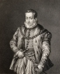 Carlos, książę Asturii, z „Historii panowania Filipa II”, opublikowanej w 1855 r.