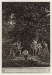 Karol II w lesie Boscobel