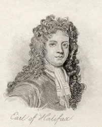 Charles Montagu, 1. hrabia Halifax, z „Słownika historycznego Krabba”, opublikowanego w 1825 r.