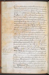 Karta przyznana Kompanii Królewskich Poszukiwaczy Przygód Anglii Handlującej w Afryce, Sloane MS 205, f.8v