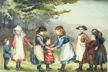 Gry dla dzieci, ok.1880 (wc na papierze)