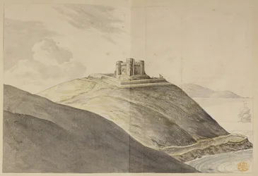 Cork Harbor (pióro i tusz oraz akwarela na papierze)