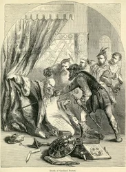 Śmierć kardynała Beatona, 29 maja 1546 r. (rycina)