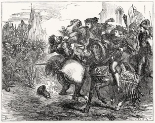 Śmierć Wata Tylera (zm. 1381) (rycina)