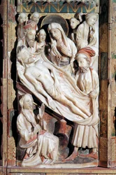 Osadzanie, Poliptyk namiętności (relief alabastrowy)
