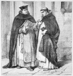 mnich dominikański i inkwizytor