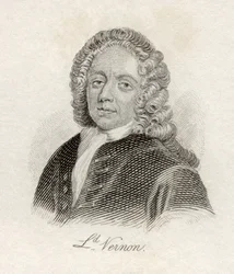 Edward Vernon, z „Słownika historycznego Krabba”, opublikowanego w 1825 r.