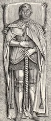 Nagrobna podobizna Álvara de Luny, z dzieła „Hiszpania: zarys historii Hiszpanii od podboju mauretańskiego do upadku Grenady, 711-1492” Henry