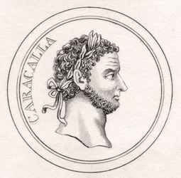 Cesarz Karakalla, ze „Słownika historycznego Krabba”, opublikowanego w 1825 r.