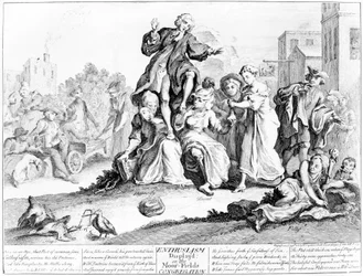 Okazany entuzjazm, czyli zgromadzenie w Moorfields, 1739