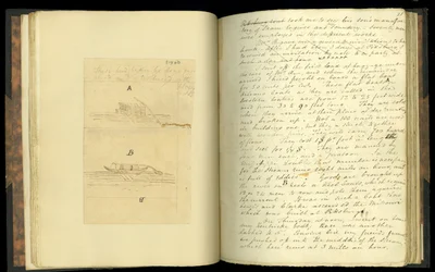 Fragmenty listów napisanych w podróży do zachodnich części Stanów Zjednoczonych..., przez Eliasa Fordhama Pyma, 1818 (patrz także 332335)