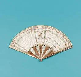 Wachlarz z nadrukiem „Fanology or the Ladies Conversation Fan” Charlesa Francisa Badiniego, wydanie 1797