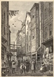 Field Lane około 1840