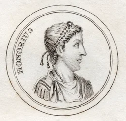 Flavius Honorius, ze „Słownika historycznego Krabba”, opublikowanego w 1825 r.