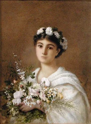 Flora, ok. 1900 (akwarela na papierze)