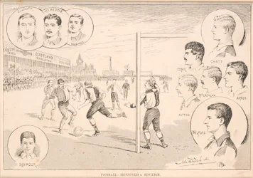 Piłka nożna – Ironopolis v. Stockton, 1892