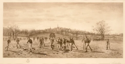 Piłka nożna w Harrow School, 1887