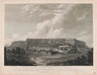 Fortress of Gwalior (linia grawerowana, kolorowa)