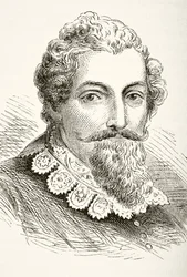 Francis Beaumont, „The National and Domestic History of England” Williama Hickmana Smitha Aubreya (1858-1916) opublikowana w Londynie, ok. 1890 r.
