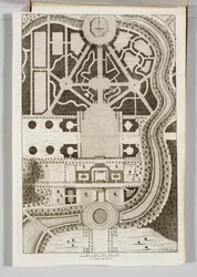 Frontyspis z „Ichnographia Rustica: czyli rekreacja szlachcica, dżentelmena i ogrodnika” Stephena Switzera
