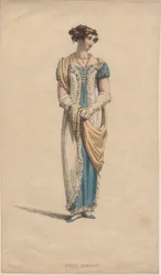 Pełna sukienka, 1817