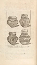 Urny pogrzebowe, ilustracja z Dzieła Thomasa Browna, Londyn 1686