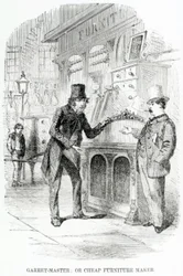Garret-Master, czyli tani producent mebli, ok. 1840 r