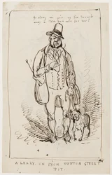 Idź ze mną, ponieważ znalazłem dla niej nutę dziesięciopunktową! Leary un z Tufton Street Pit, c.1825