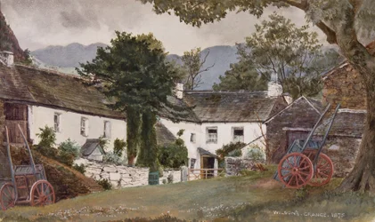 Grange over Sands: ?Wilson? Farma, Lindale, 1875