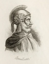 Hamilcar Barca, ze „Słownika historycznego Krabba”, opublikowanego w 1825 r.
